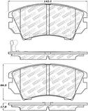 StopTech Street Select Brake Pads w/Hardware - Front - 305.14040