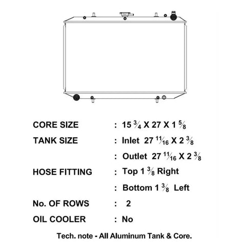 CSF 90-97 Nissan 300ZX Radiator - 2871