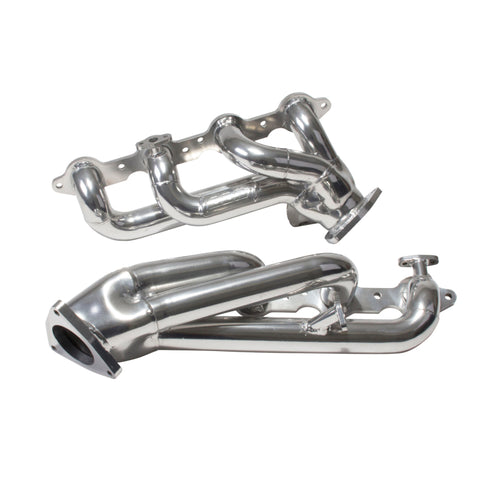 BBK 99-04 GM Truck SUV 4.8 5.3 Shorty Tuned Length Exhaust Headers - 1-3/4 Silver Ceramic - 40050