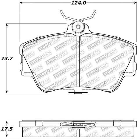 StopTech Performance Brake Pads - 309.05980