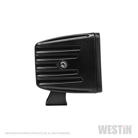 Westin HyperQ LED Auxiliary Lights 3in x 3in cube 20w Flood - Black - 09-12205B-PR