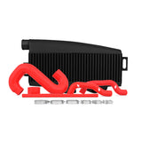 Mishimoto Subaru 02-07 WRX/04-07 STi Top-Mount Intercooler Kit - Powder Coated Black & Red Hoses - MMTMIC-WRX-01BKRD