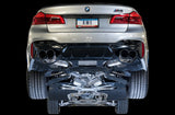 AWE Tuning 18-19 BMW F90 M5 SwitchPatch Cat-Back Exhaust- Black Diamond Tips - 3025-43066