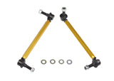 Whiteline 05+ Mustang Coupe 8cyl (Inc Shelby GT/ GT500) Front Swaybar Link Kit H/Duty Adj Steel Ball - KLC169