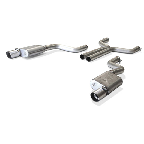 BBK 2015-16 Mustang GT Varitune Complete Cat Back Exhaust System (Includes Resonator Delete X-Pipe) - 30065