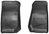 Husky Liners 07-12 Jeep Wrangler WeatherBeater Black Floor Liners - 18021