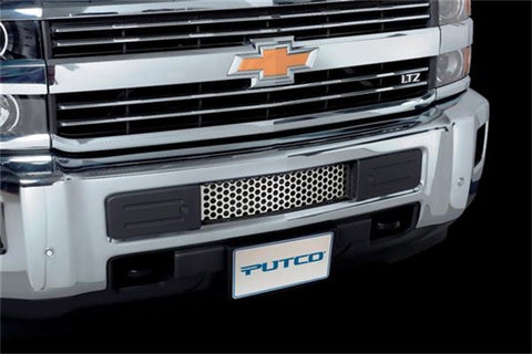 Putco 15-19 Chevy Silv HD - Stainless Steel - Punch Design Bumper Grille Bumper Grille Inserts - 85195