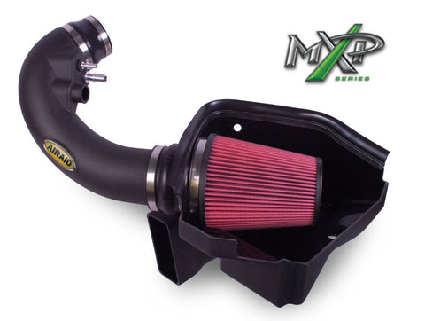 Airaid 11-14 Ford Mustang GT 5.0L Race Only (No MVT) MXP Intake System w/ Tube (Oiled / Red Media) - 450-303