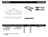 StopTech Performance Brake Pads - 309.09210