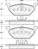 StopTech Street Brake Pads - 308.07680