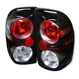 Spyder Dodge Dakota 97-04 Euro Style Tail Lights Black ALT-YD-DDAK97-BK - 5002327