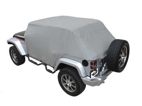 Rampage 2007-2018 Jeep Wrangler(JK) Unlimited Cab Cover With Door Flaps - Grey - 1164