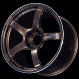 Advan TC4 17x9 +63 5x114.3 Racing Umber Bronze and Ring Wheel - YAD7I63EUAR