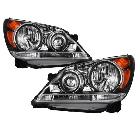 xTune 08-10 Honda Odyssey OEM Style Headlights - Black (HD-JH-HODY08-OE-BK) - 9042737