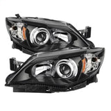 Xtune Subaru Impreza Wrx 08-14 Halogen Models Only Headlights Black HD-JH-SI08-AM-BK - 9028281