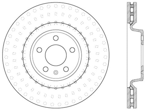 StopTech Slotted & Drilled Sport Brake Rotor - 127.33138R