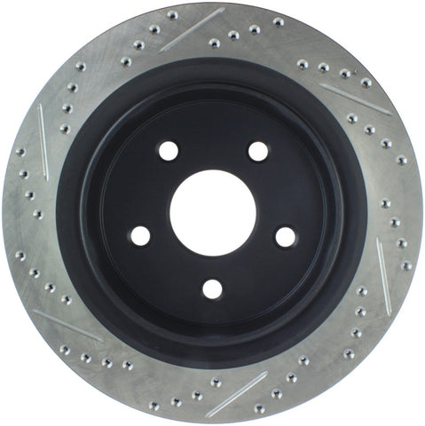 StopTech Slotted & Drilled Sport Brake Rotor - 127.67054L