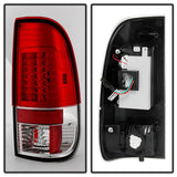 Spyder Ford F150 Styleside 97-03/F250 Version 2 LED Tail Lights Red Clear ALT-YD-FF15097-LED-G2-RC - 5029140