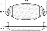 StopTech Street Brake Pads - 308.09100