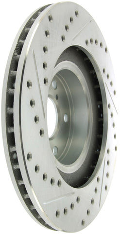 StopTech Select Sport 03-08 Subaru Forester Sport Slotted and Drilled Left Front Rotor - 227.47018L