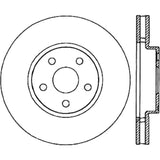 StopTech Sport Slotted (CRYO) 92-95 Toyota MR2 Front Left Slotted Rotor - 126.44095CSL