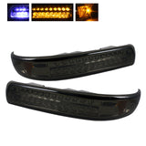 Xtune Chevy Silverado 99-02 LED Amber Bumper Lights Smoke CBL-CS99-LED-SM - 5014580