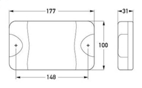 Hella Lamp Rdi Duraled Sae Md12 2Ba - 959070337