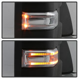 xTune 15-17 Ford F-150 Heated LED Telescoping Pwr Mirrors - Clr (Pair) (MIR-FF15015S-G4-PWH-CL-SET) - 9943072