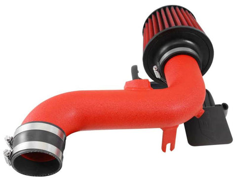 AEM 2014+ Ford Fiesta ST 1.6L L4 - Cold Air Intake System - Wrinkle Red - 21-737WR