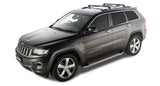 Rhino-Rack 11-21 Grand Cherokee WK2 4 Door SUV w/Metal Roof Rails Vortex RVP 2 Bar Roof Rack - Black - RVP27