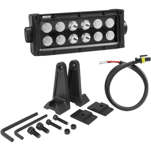 Westin B-FORCE LED Light Bar Double Row 6 inch Combo w/3W Cree - Black - 09-12212-12C