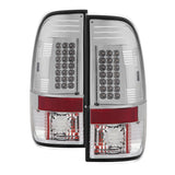 Spyder Ford F150 side 97-03/F250/350/450 Super Duty 99-07 LED Tail Lights Chrm ALT-YD-FF15097-LED-C - 5003478