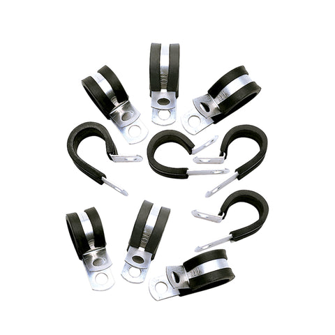 Russell Performance Cushion Clamps - Holds -4 AN Hose (10 pcs.) - 650970