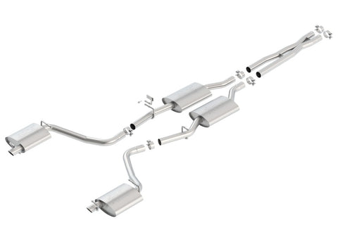 Borla 15-16 Dodge Charger 3.6L V6 ATAK Cat Back Exhaust (Uses Factory Valence) - 140686