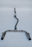 Invidia 2022+ Honda Civic Si (1.5T) 70mm N1 Cat Back Exhaust - Burnt TI Tips - HS22HS4GD1STL