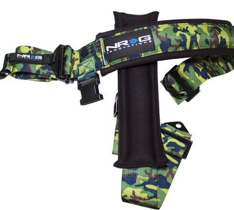 NRG SFI 16.1 5pt 3in. Seat Belt Harness/ Latch Link - Camo - SBH-5PCCAMO-620