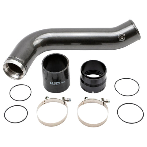 Wehrli 20-24 Chevrolet 6.6L L5P Duramax Passenger Side 3.5in Intercooler Pipe - Candy Blue - WCF100381-CB