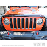 Westin 2018 Jeep Wrangler JL Wade Platinum Bug Shield - Smoke - 72-90152