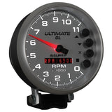 Autometer 5 inch Ultimate DL Playback Tachometer 11000 RPM - Silver - 6895