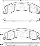 StopTech Street Brake Pads - Rear - 308.15651