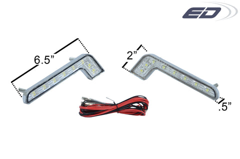 Universal LED Daytime Running Light 4 - 2 Piece - 109237