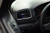 P3 V3 OBD2 - VW Mk6 Gauge (2009-2014) Left Hand Drive, R Models,  Blue bars / White digits, Pre-installed in OEM Vent