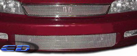 Diamond Cut Mesh Grille (silver) - 2 Piece - 103000